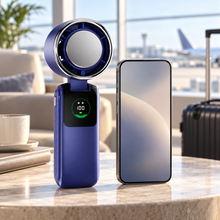Turbo Cooling Handheld Fan 350000 RPM Mini USB Rechargeable Folding Fan 5 Speeds Portable for Outdoor Travel Office Camp