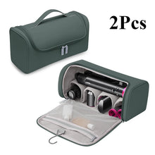 Hideable Hanging Hook Hair Dryer Case Portable Non-Slip Hair Tools Pouch Waterproof Large Capacity Curling Iron Storage Bag