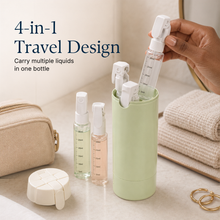 The Carry On Edit - 4-in-1 Travel Toiletry Bottle