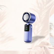 Turbo Cooling Handheld Fan 350000 RPM Mini USB Rechargeable Folding Fan 5 Speeds Portable for Outdoor Travel Office Camp