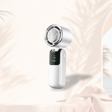 Turbo Cooling Handheld Fan 350000 RPM Mini USB Rechargeable Folding Fan 5 Speeds Portable for Outdoor Travel Office Camp