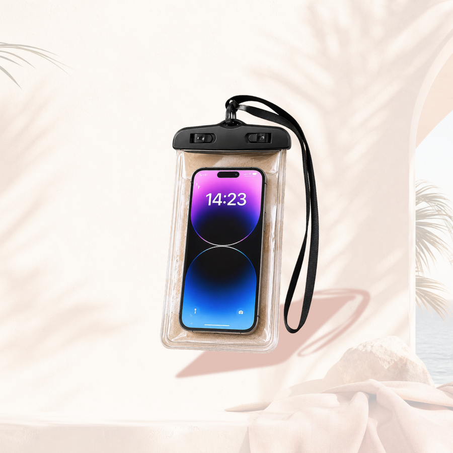 Waterproof Phone Pouch for Travel & Beach Use