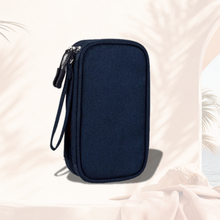 Data Cable Storage Bag Waterproof Portable Carry Case Storage Bag Travel Organizer Bag for Cable Cord USB Charger