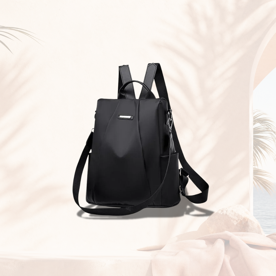 Anti-Theft Women’s Nylon Backpack