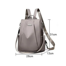 New Fashion Nylon Solid Color Lightweight Waterproof Large Capacity Detachable Shoulder Strap Multi Functional Women'S Backpack