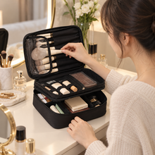 The Vanity Edit - Waterproof Travel Toiletry Makeup Bag