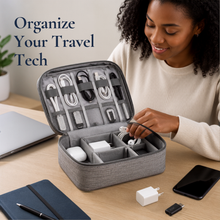 The Jetset Tech Pouch - Waterproof Travel Cable Organizer Bag