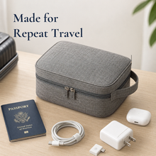 The Jetset Tech Pouch - Waterproof Travel Cable Organizer Bag