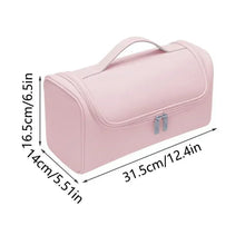 Hideable Hanging Hook Hair Dryer Case Portable Non-Slip Hair Tools Pouch Waterproof Large Capacity Curling Iron Storage Bag